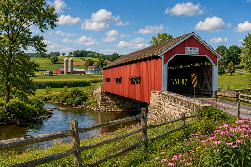 Covered Bridge in Lancaster County
